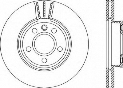 OPEN PARTS bda193720 -  Тормозной диск